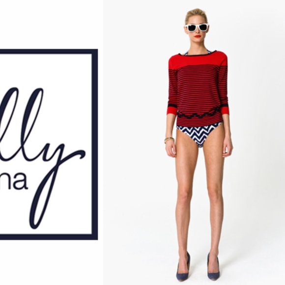 New Milly Cabana Candy String Bikini Top - Picture 8 of 8